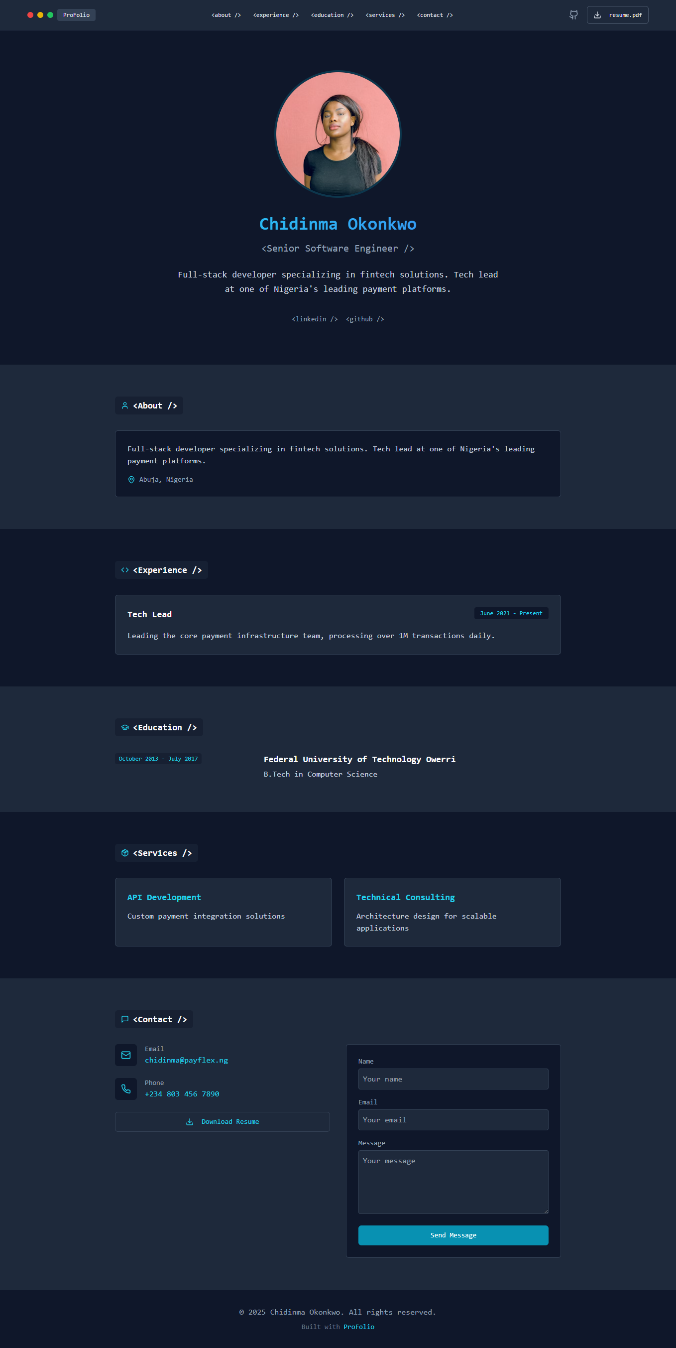 Portfolinx build your professional portfolio